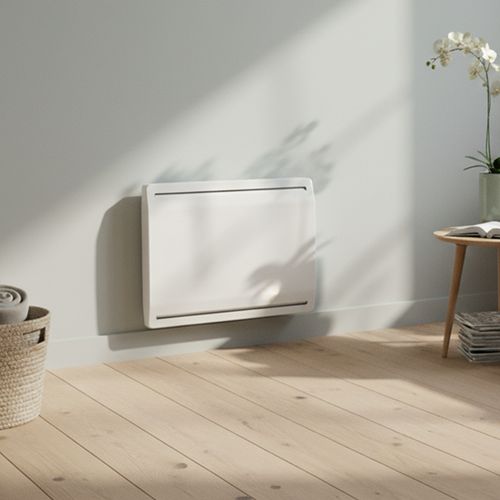 Radiateur Électrique LCD Céramique Blanc 1000W Kamys