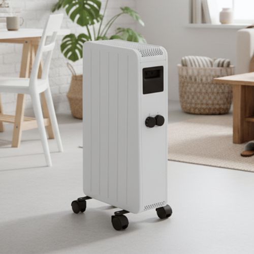 Radiateur Électrique LCD Céramique Blanc 1500W MOBILE