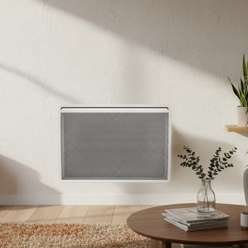 Radiateur Panneau rayonnant Compact LCD Aluminium Blanc 1500W SMART